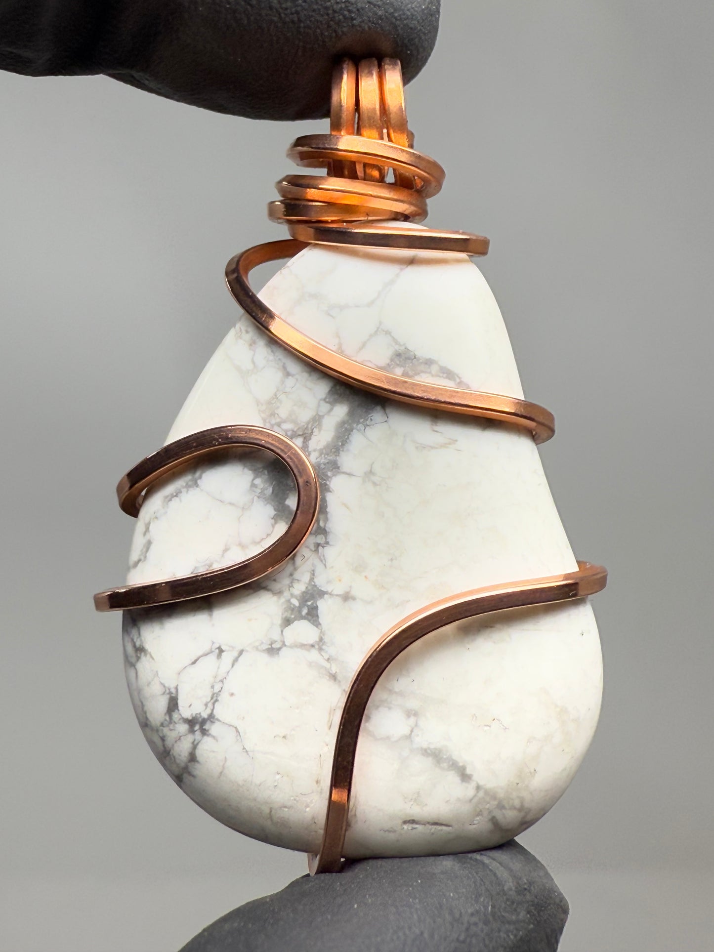 Howlite Copper PENDANT