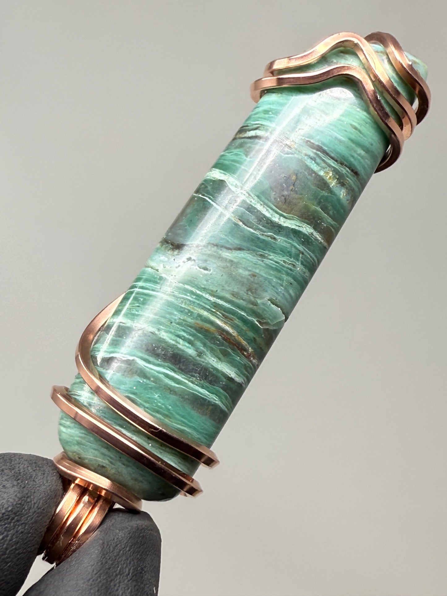 Dragon Stone Large Copper PENDANT