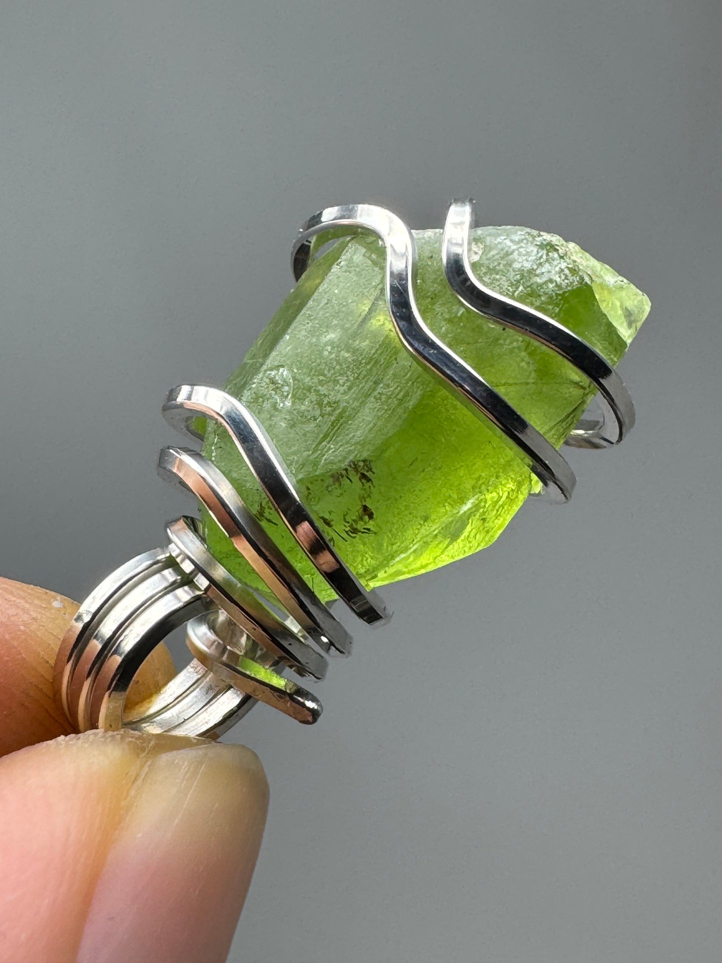 Peridot Sterling Silver PENDANT #2