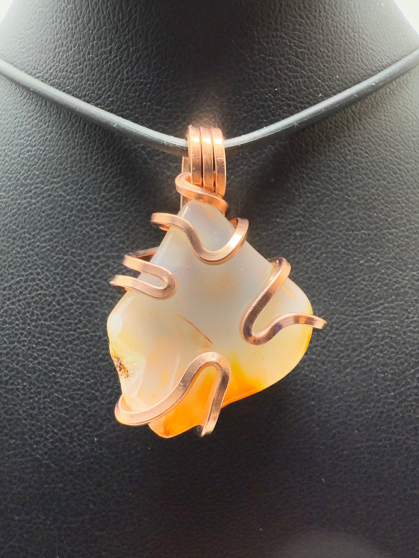 Madagascar Agate Copper PENDANT