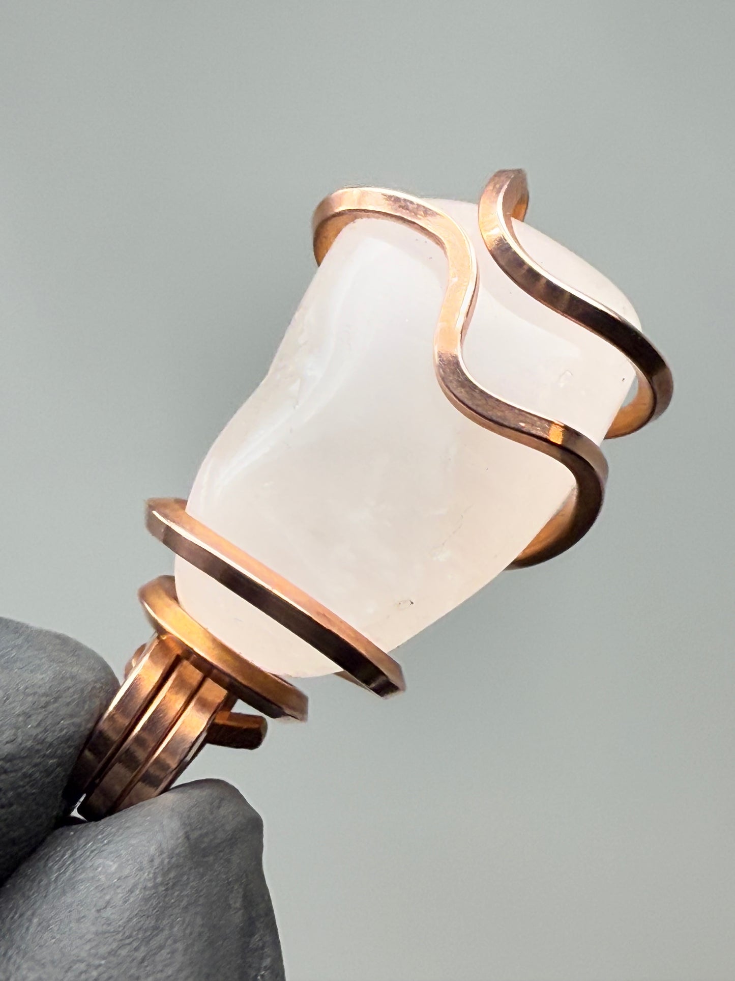 Rose Quartz Copper PENDANT