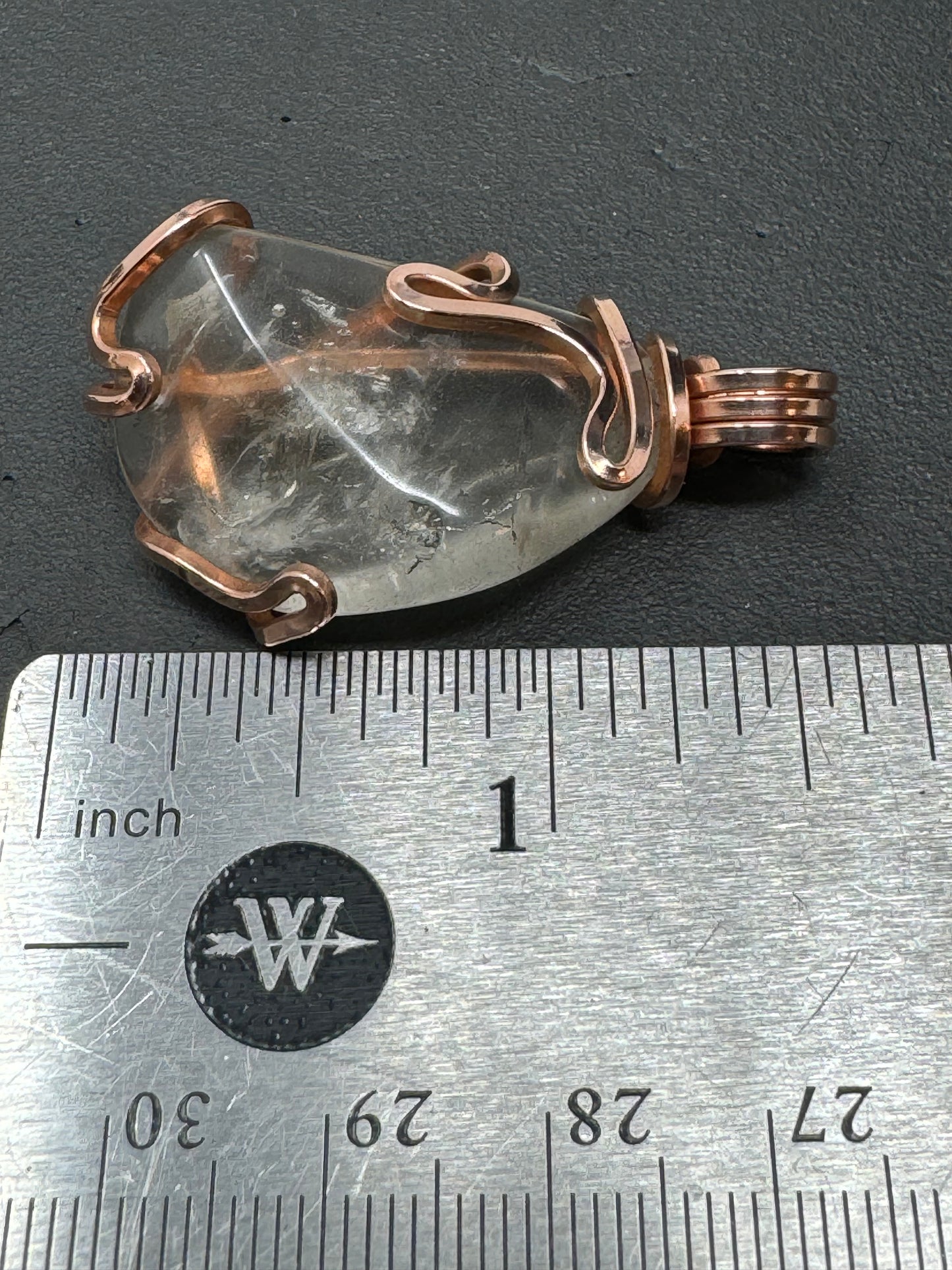 Herkimer Quartz Copper PENDANT