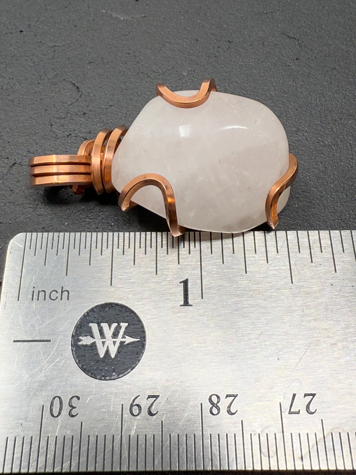 Rose Quartz Copper PENDANT