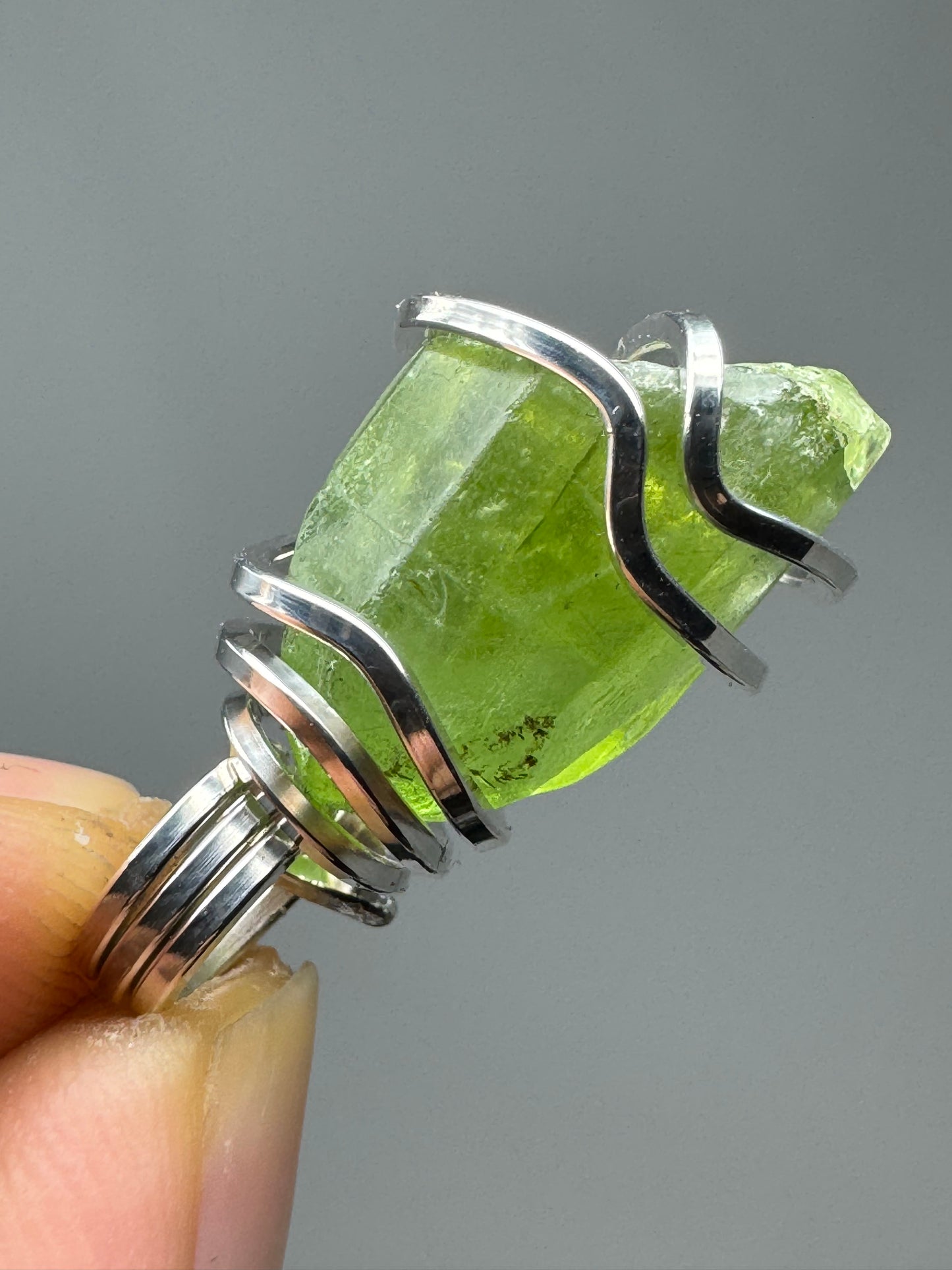 Peridot Sterling Silver PENDANT #2