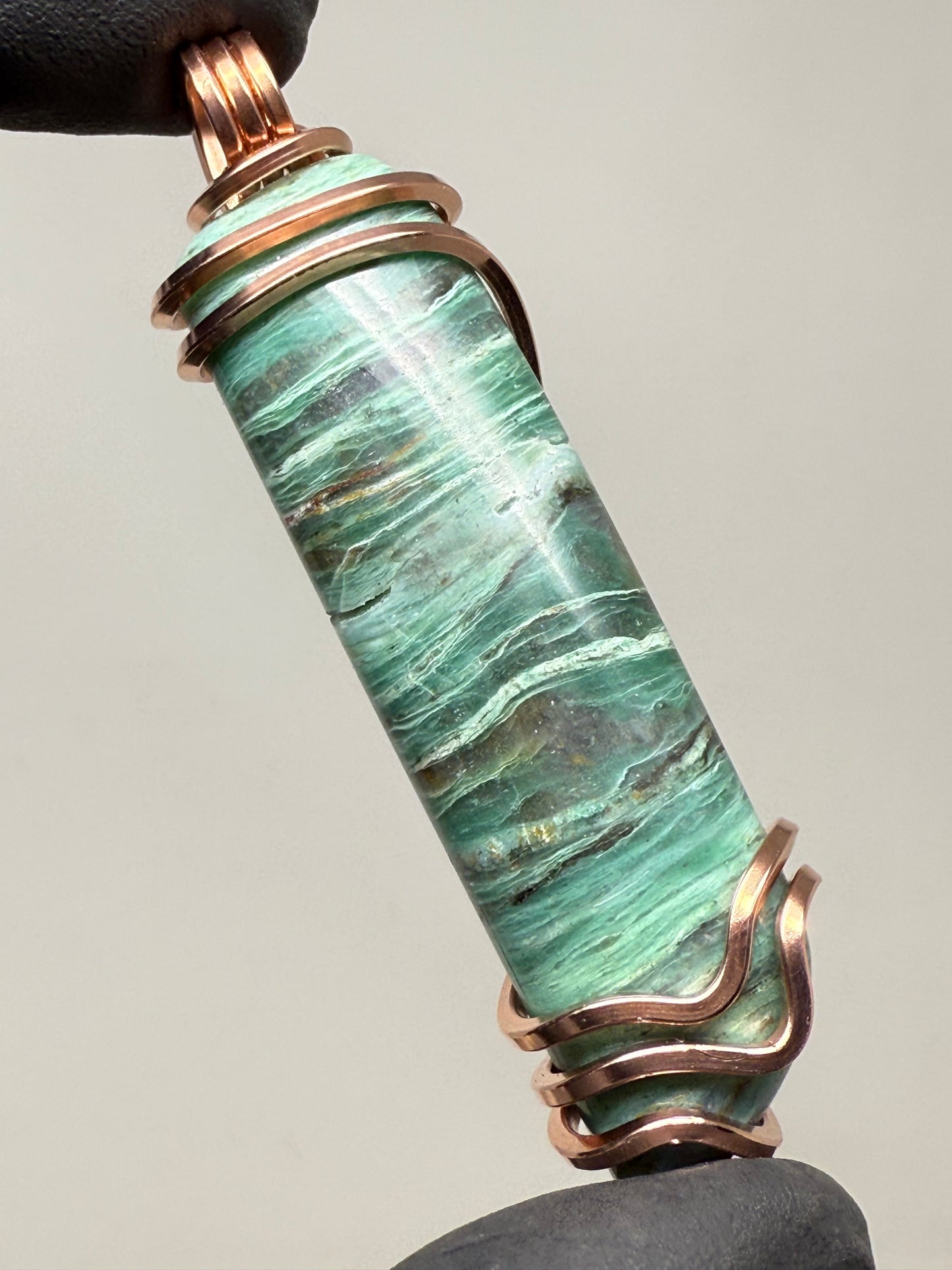 Dragon Stone Large Copper PENDANT