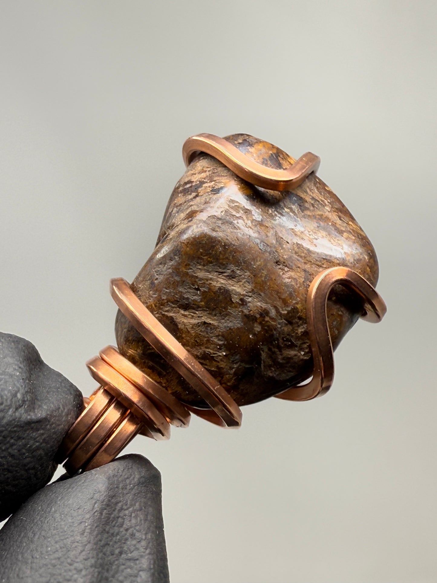 Bronzite Copper PENDANT