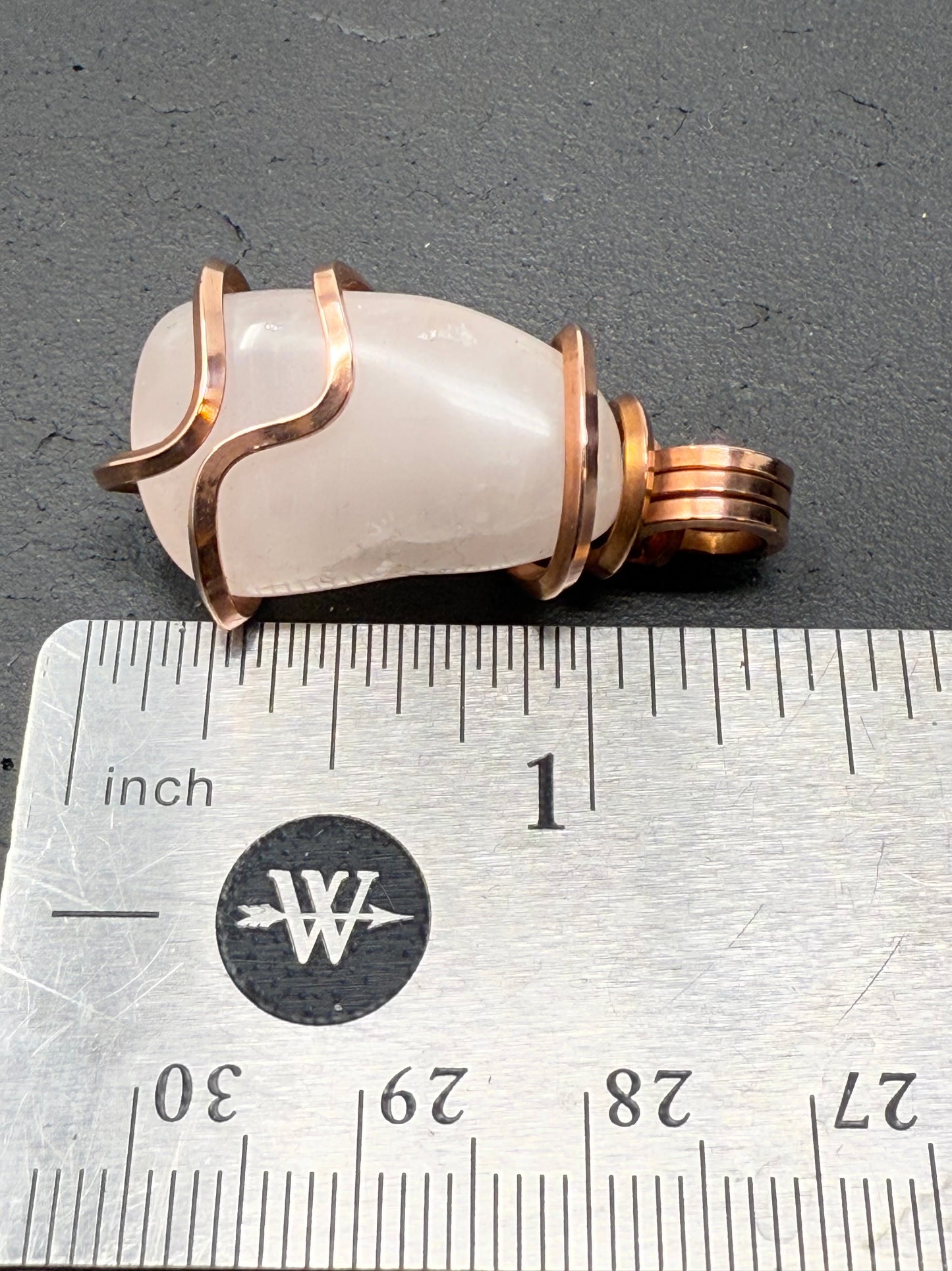 Rose Quartz Copper PENDANT