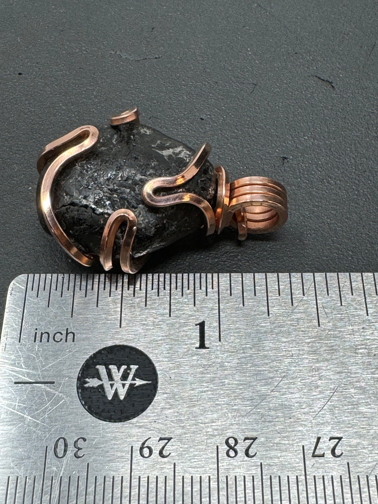 Apache Tear Copper PENDANT