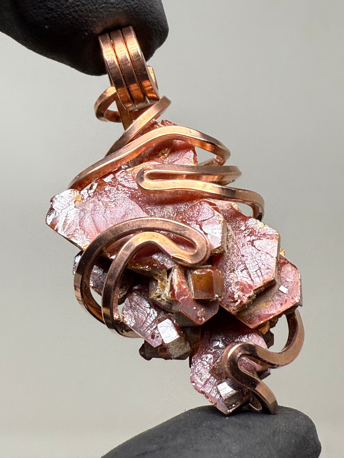 Vanadinite Large Copper PENDANT