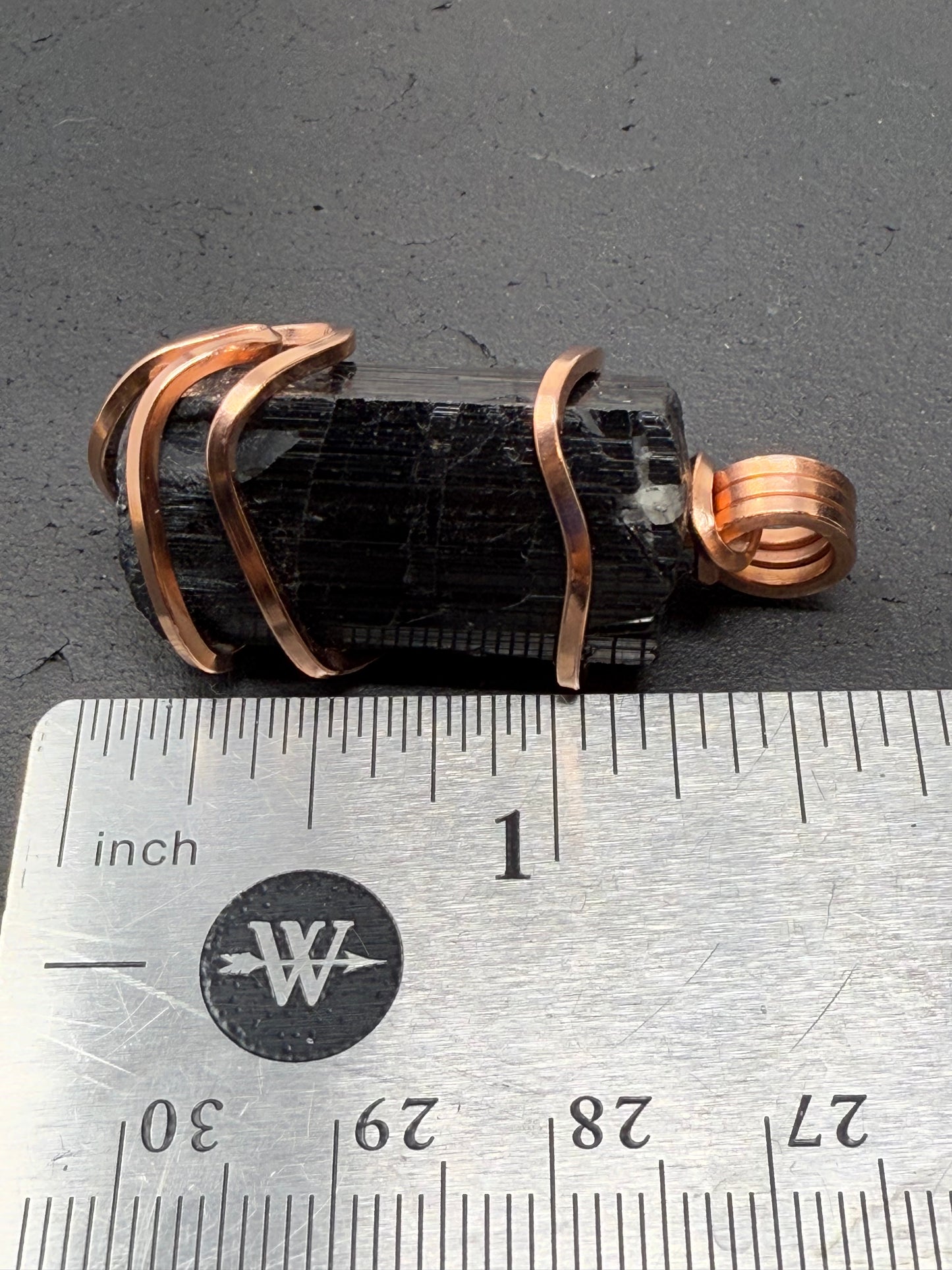 Black Tourmaline Copper PENDANT