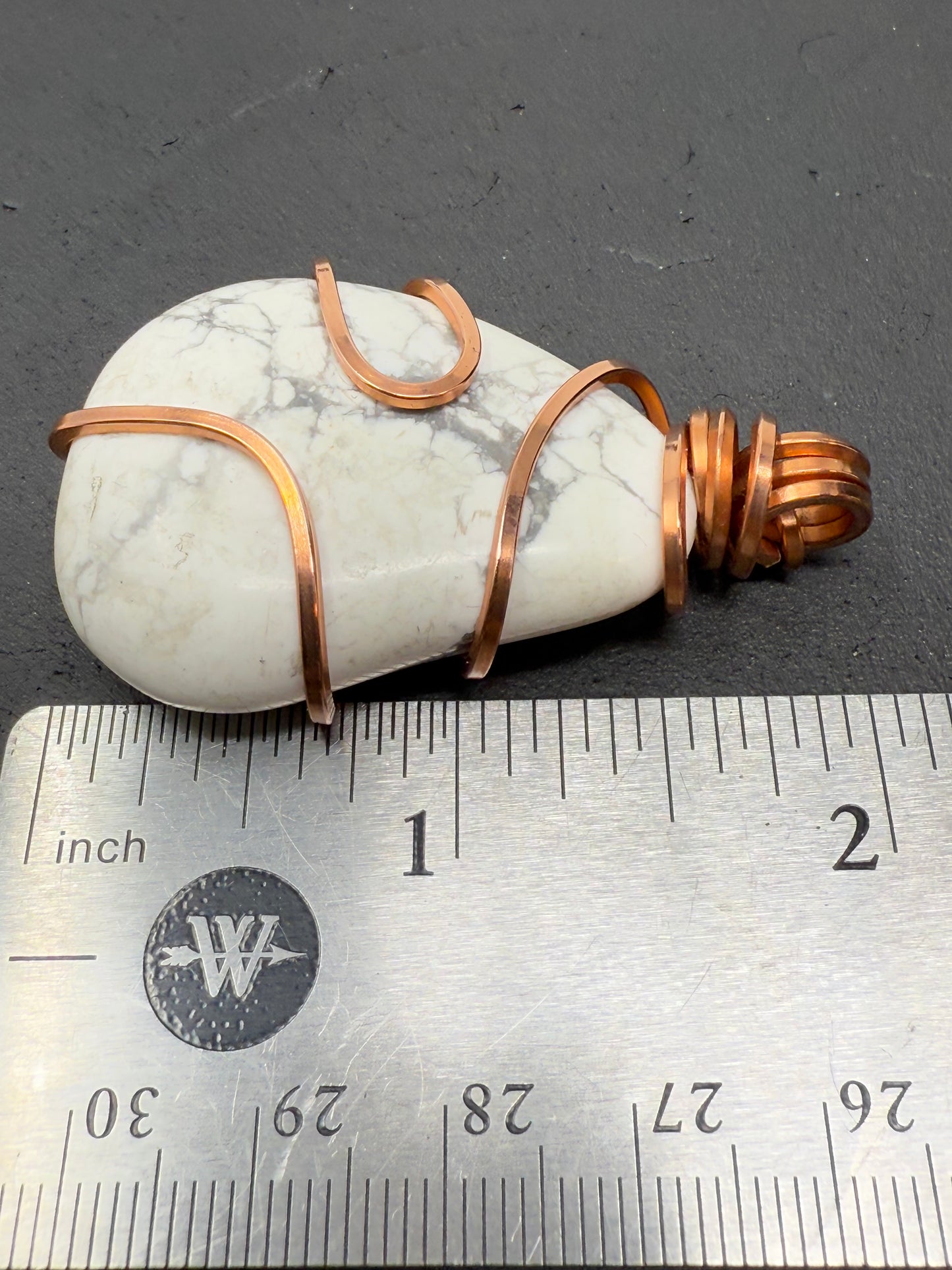 Howlite Copper PENDANT