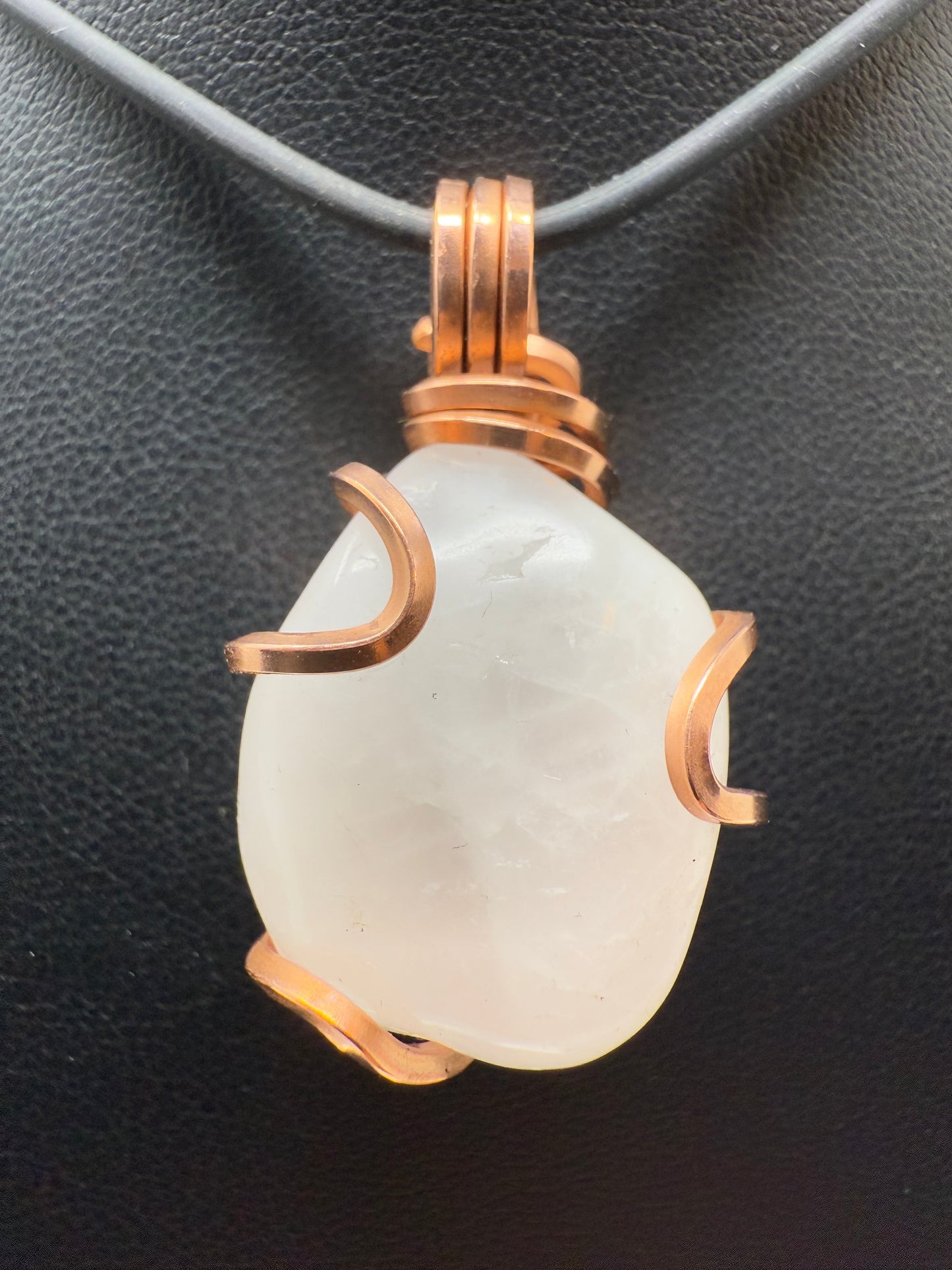 Rose Quartz Copper PENDANT