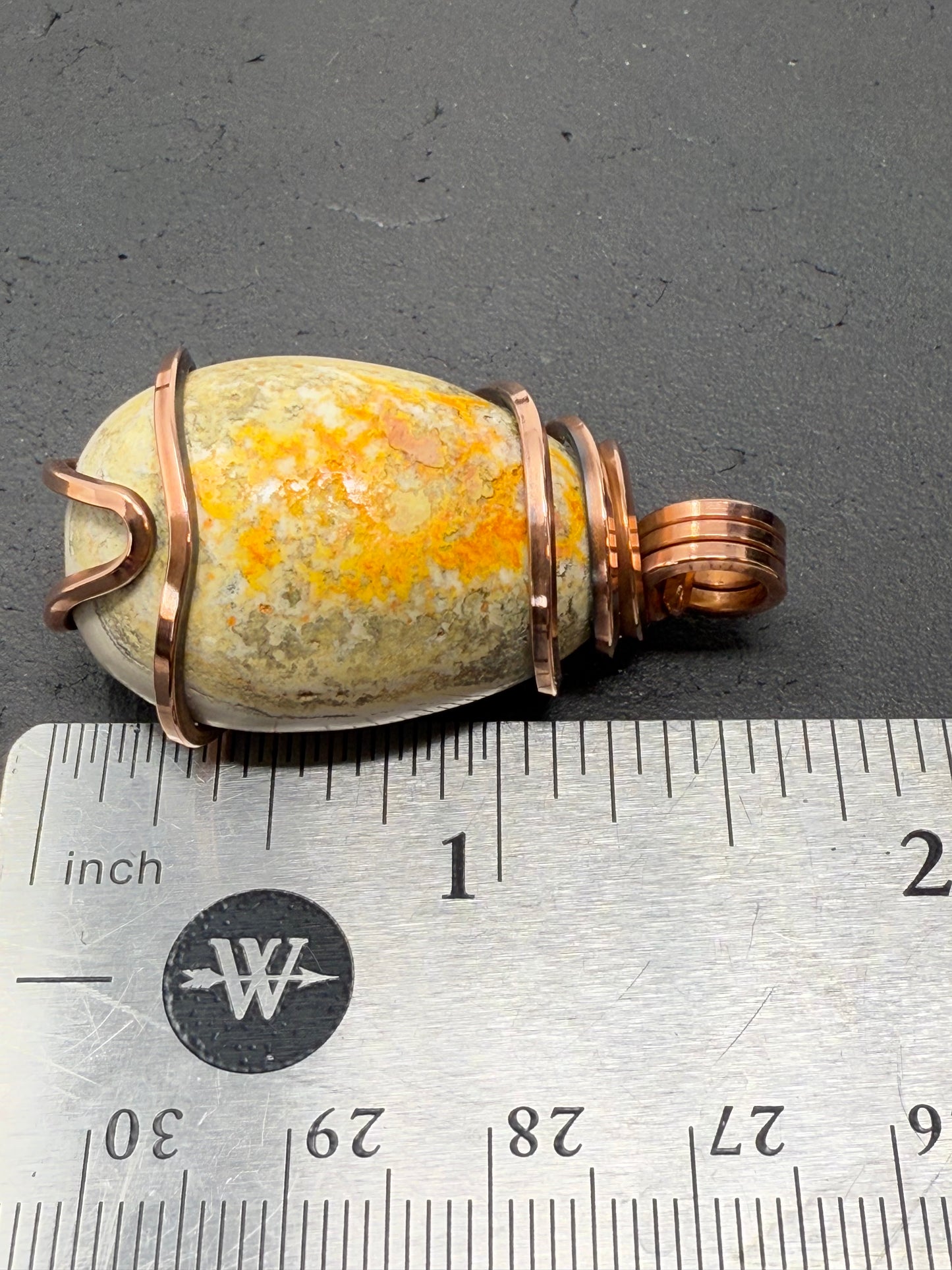 Bumblebee Jasper Copper PENDANT