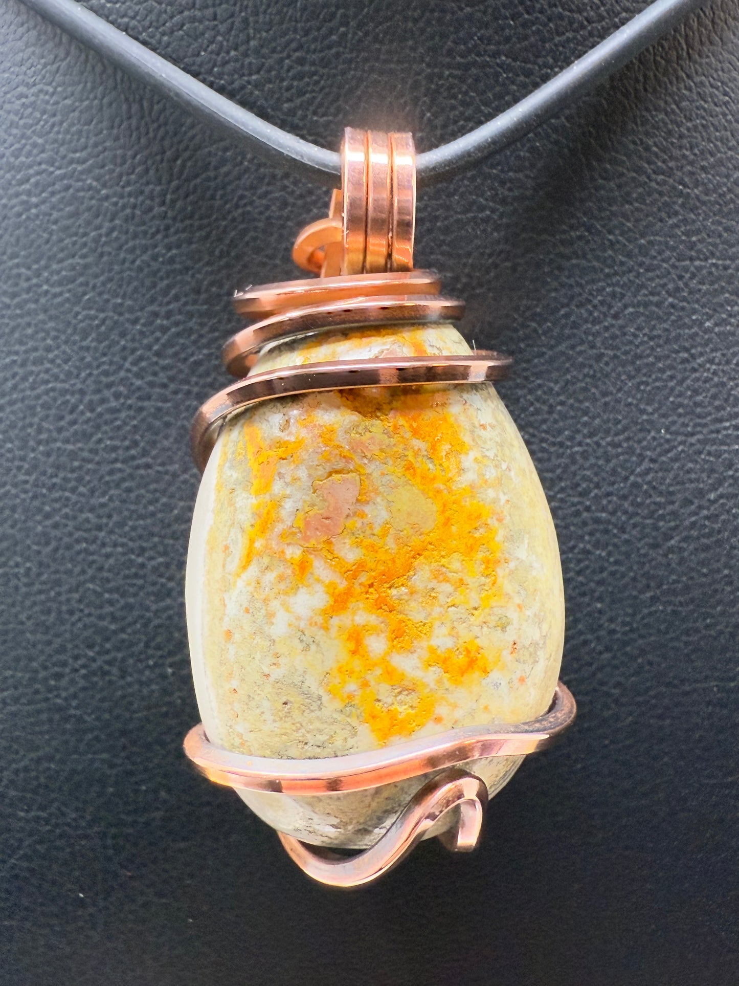 Bumblebee Jasper Copper PENDANT