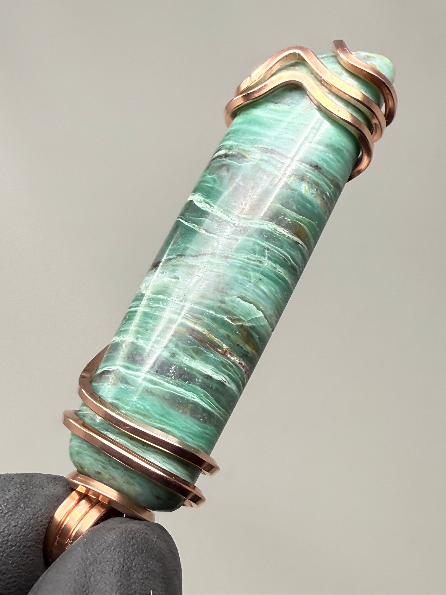 Dragon Stone Large Copper PENDANT