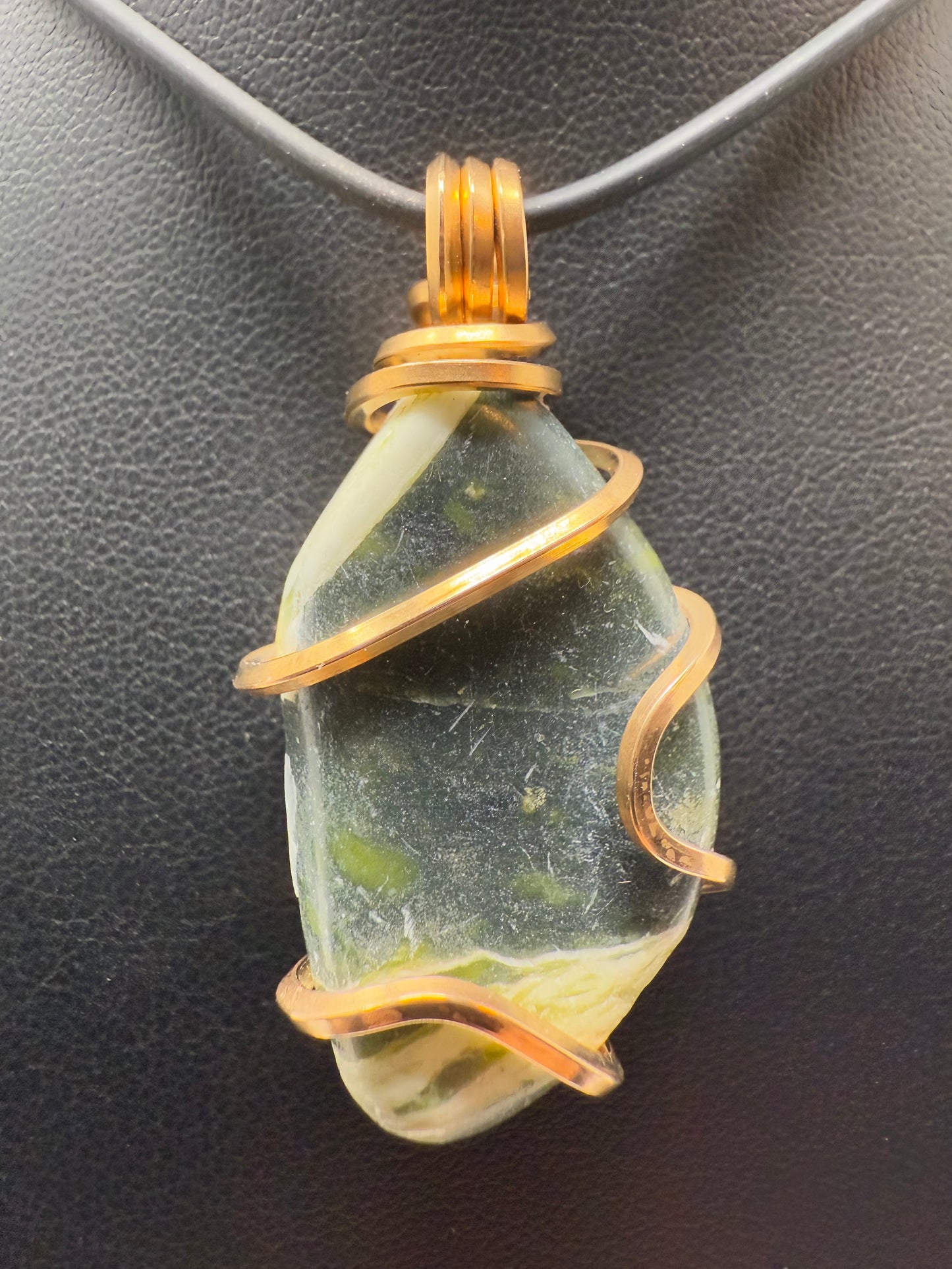 Washington Serpentine Merlin’s Gold Copper Alloy PENDANT #4