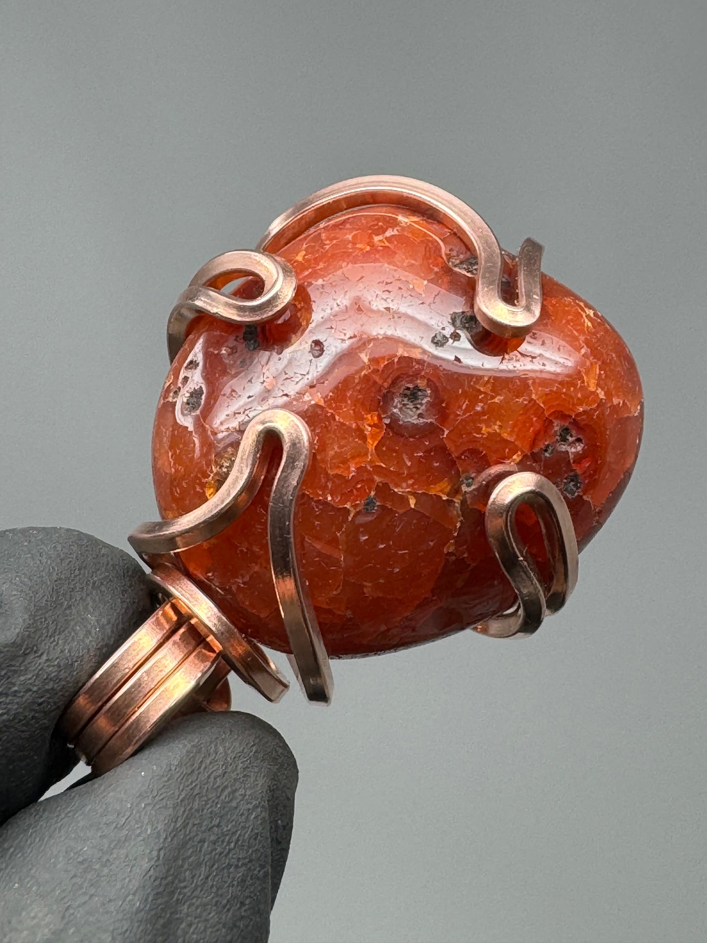 Carnelian Copper PENDANT