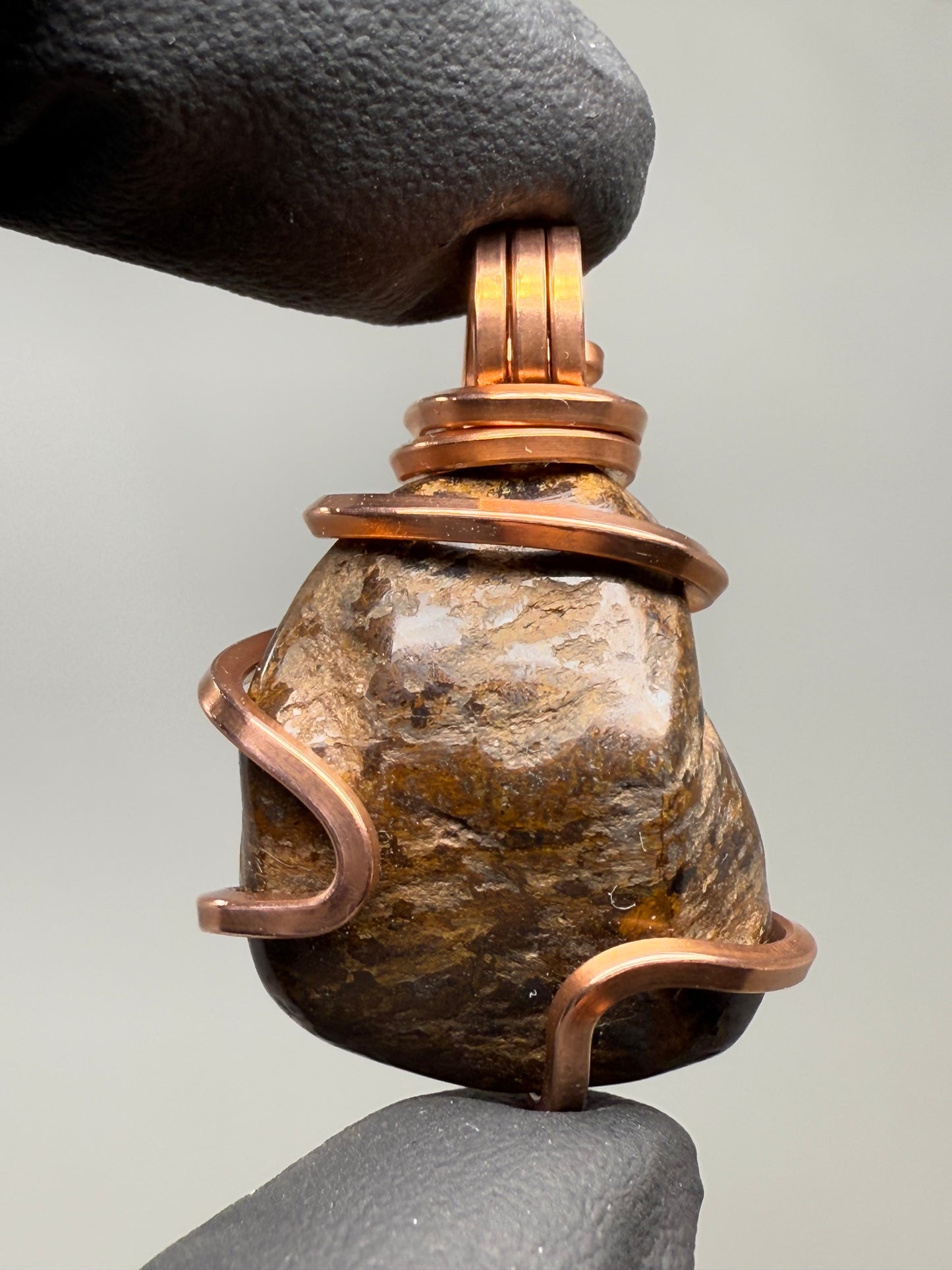 Bronzite Copper PENDANT