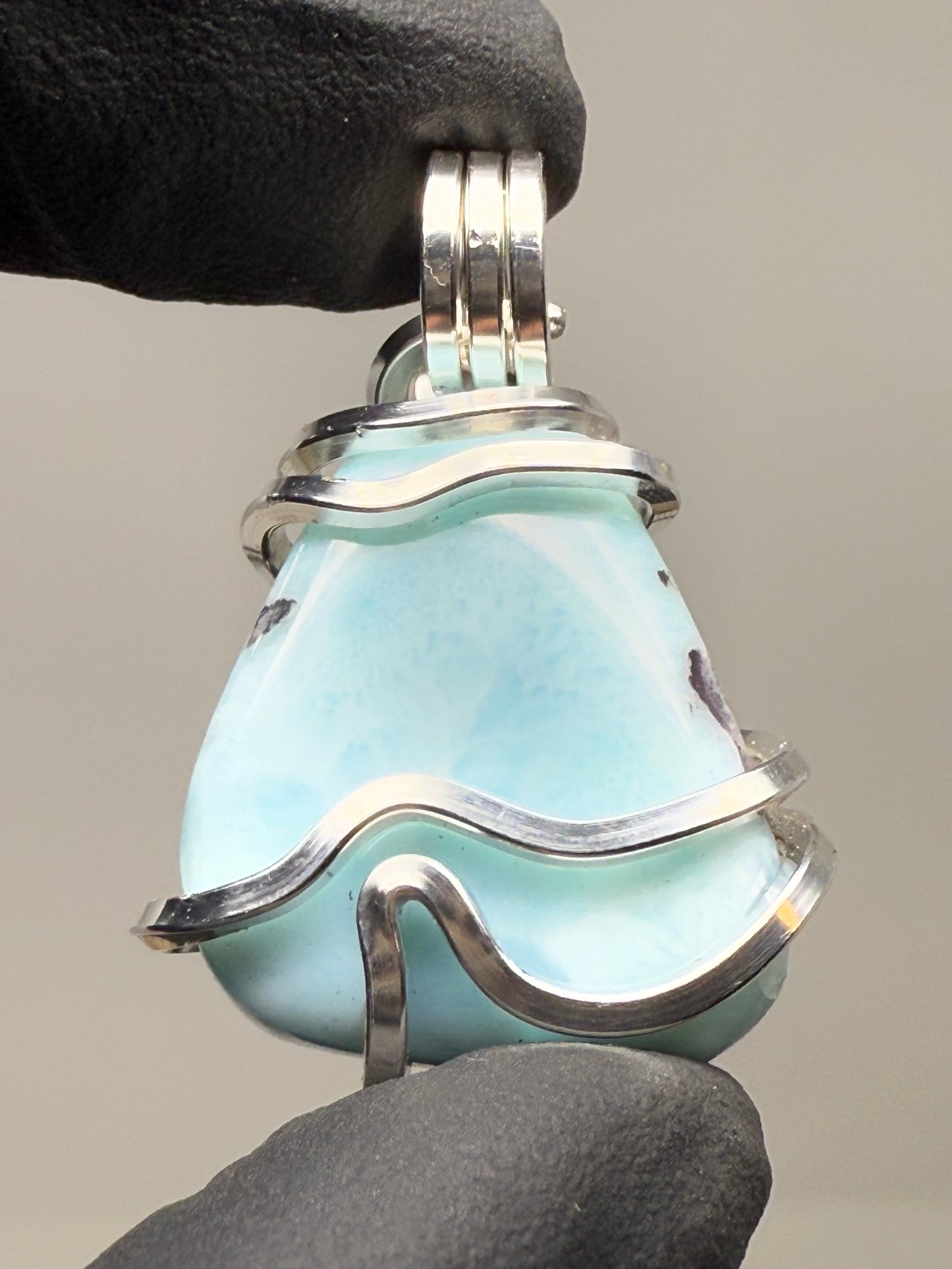 Larimar Sterling Silver PENDANT