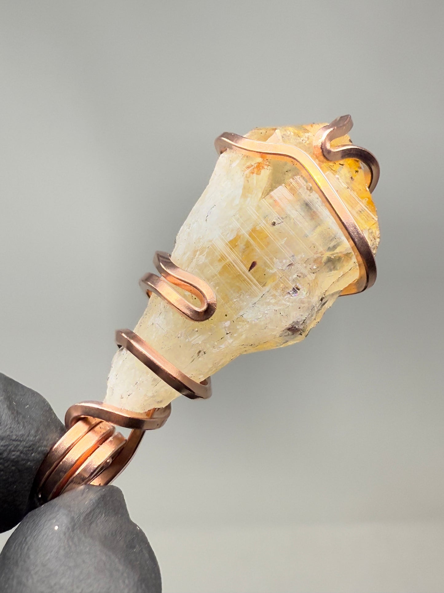 Citrine Copper PENDANT