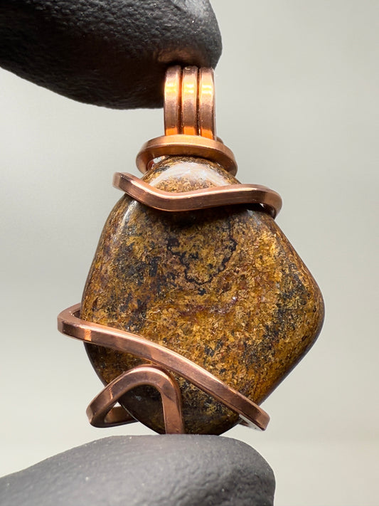 Bronzite Copper PENDANT