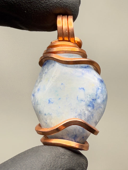 Blue Aventurine Copper PENDANT #3