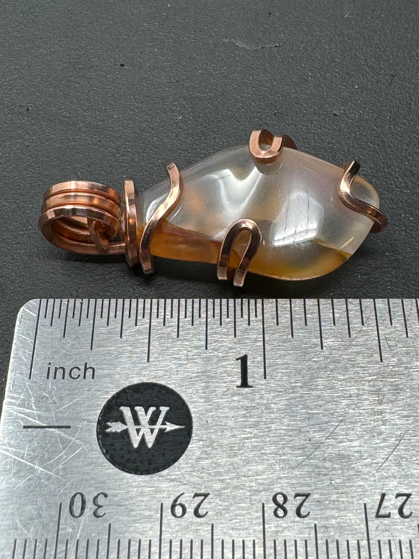 Madagascar Agate Copper PENDANT