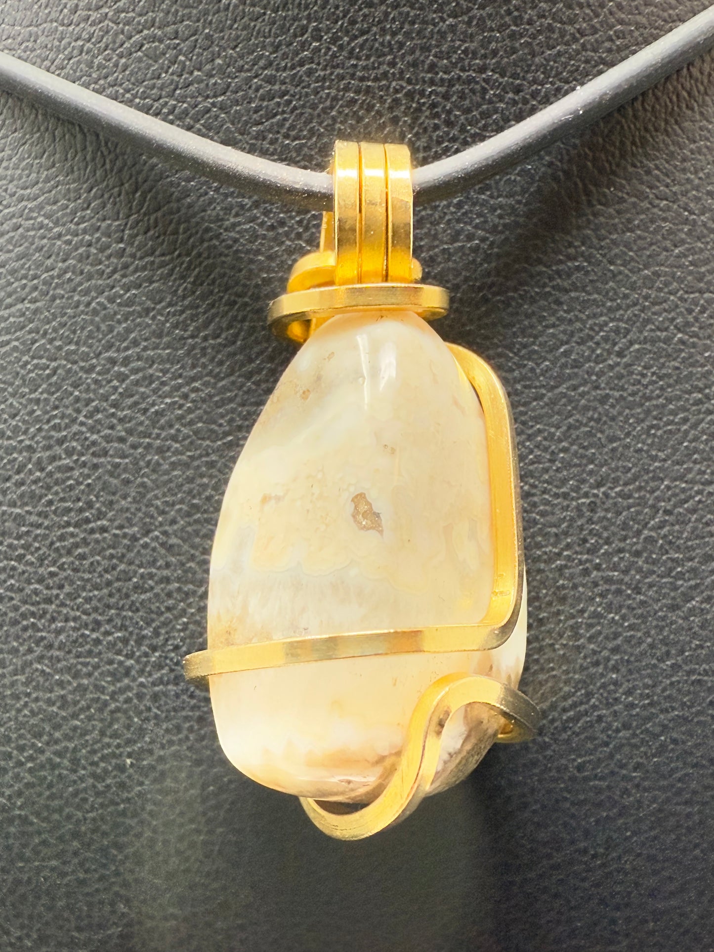 Ocean Jasper Merlin’s Gold Copper Alloy PENDANT