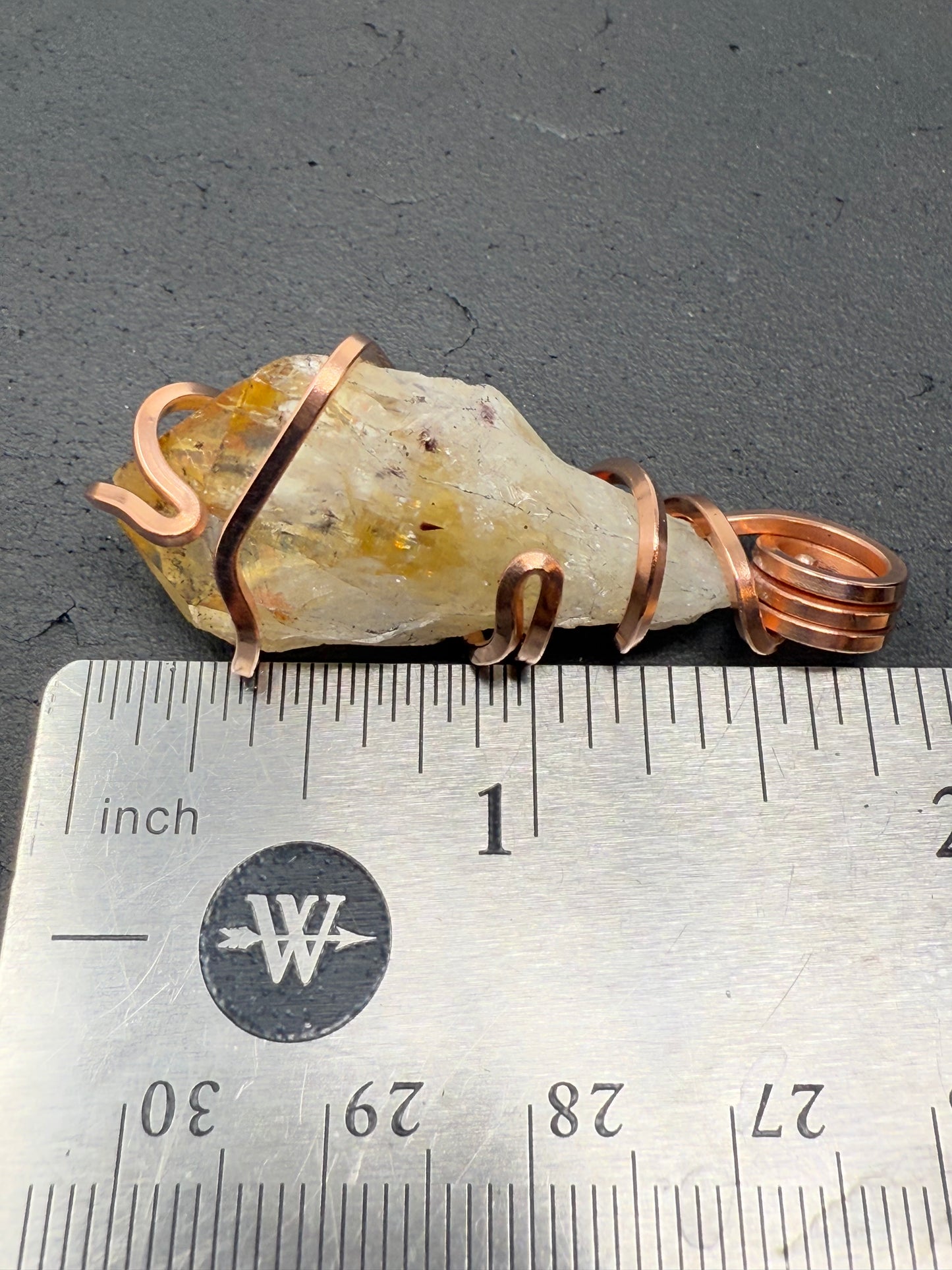 Citrine Copper PENDANT