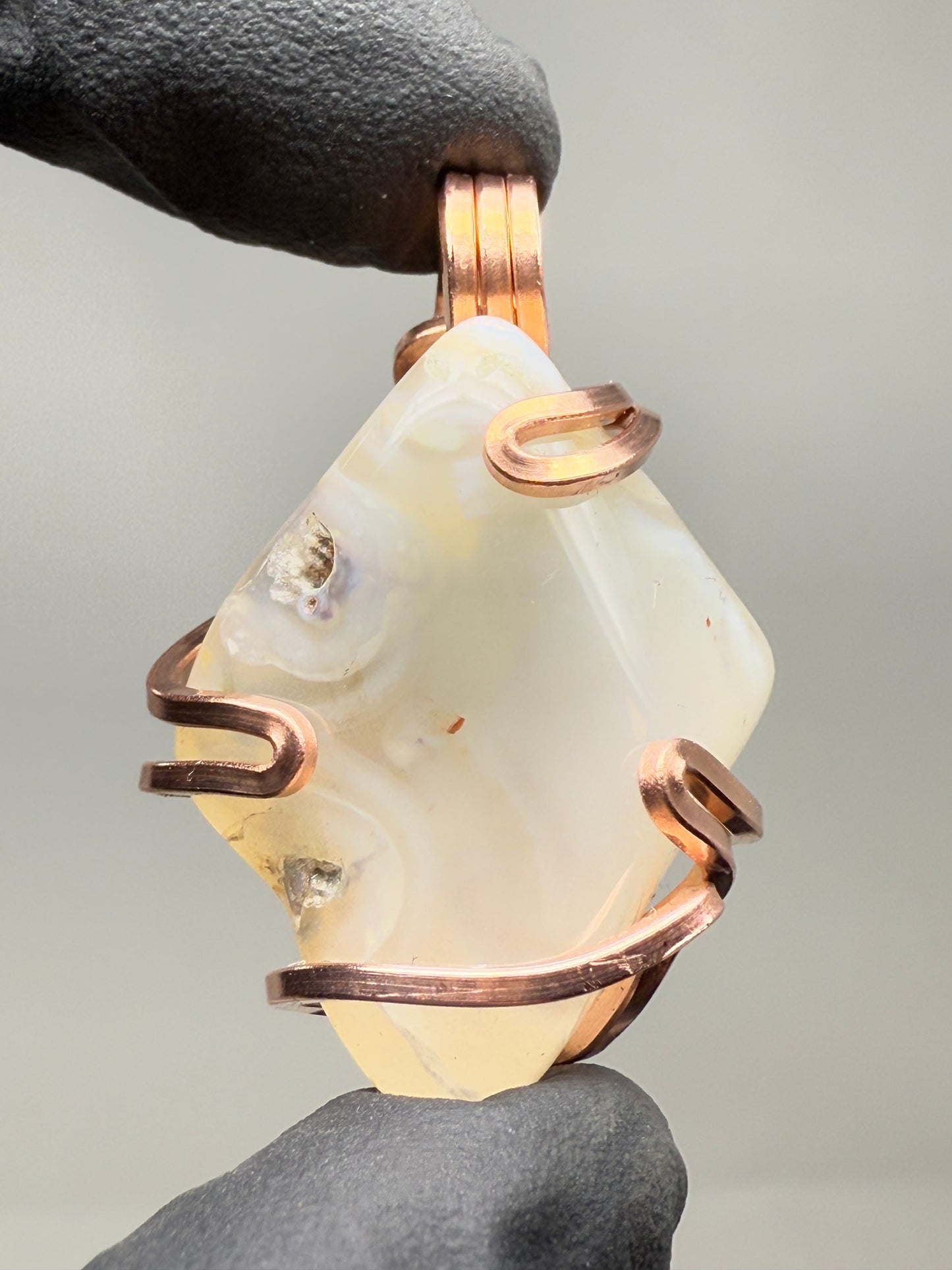 Madagascar Agate Copper PENDANT