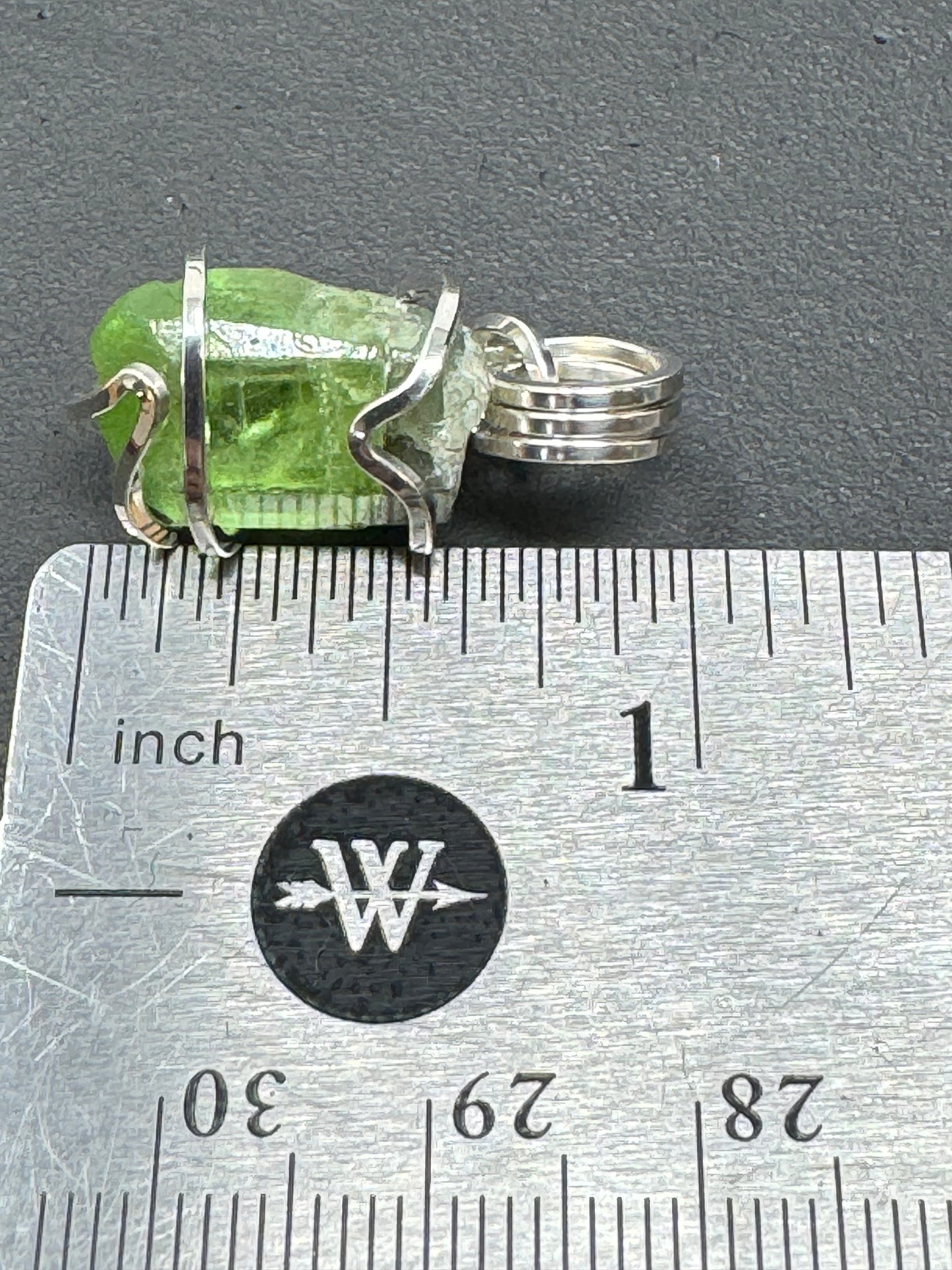 Peridot Sterling Silver PENDANT #1