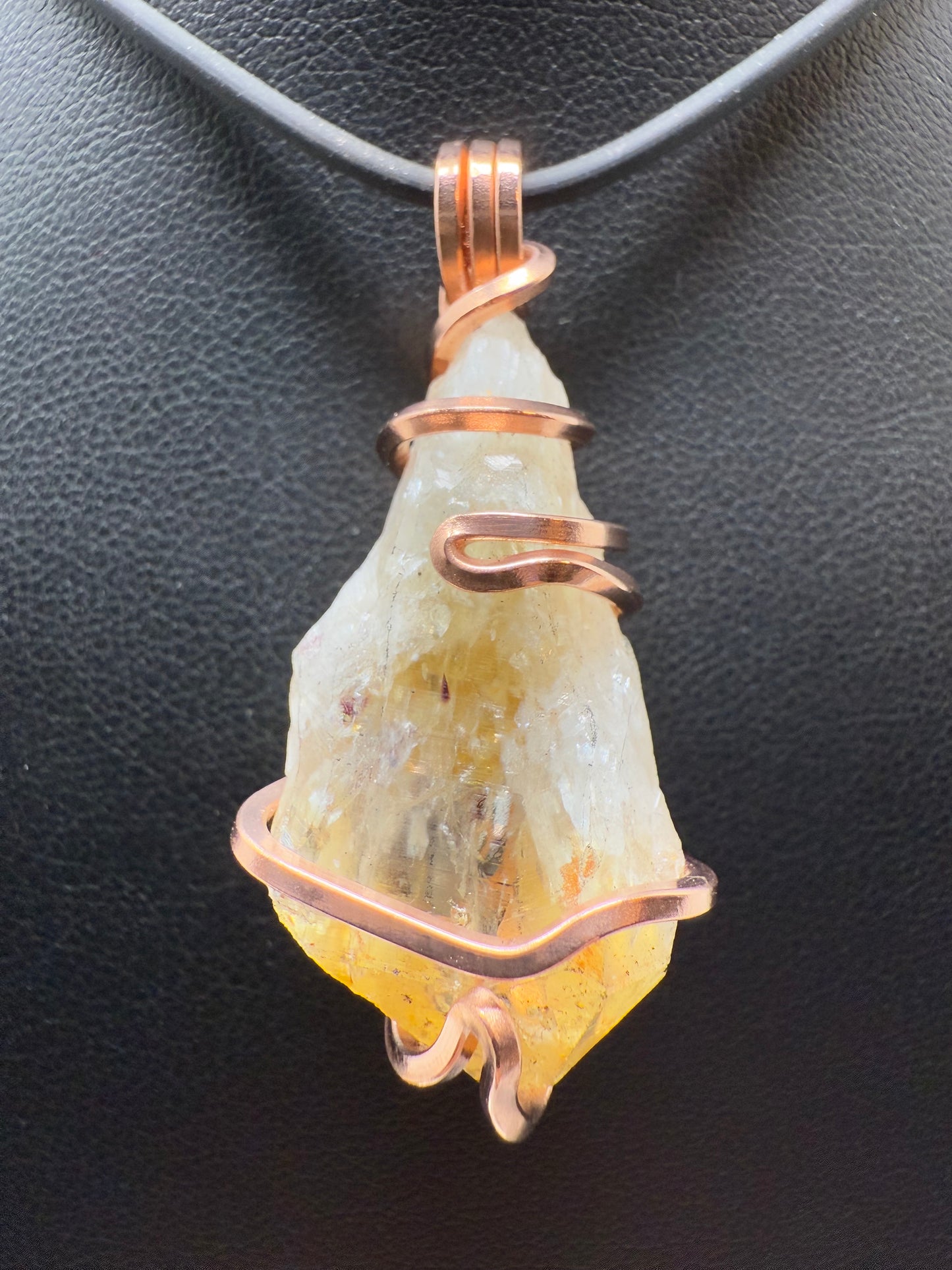 Citrine Copper PENDANT