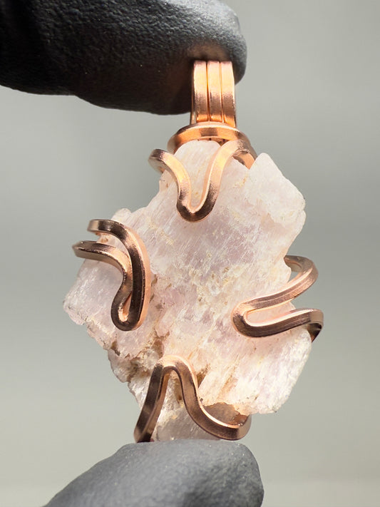 Kunzite Copper PENDANT