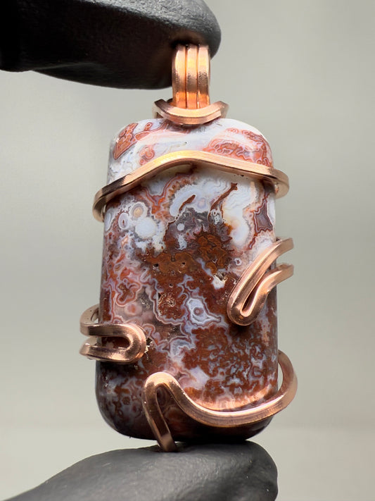Searchlight Agate Copper PENDANT