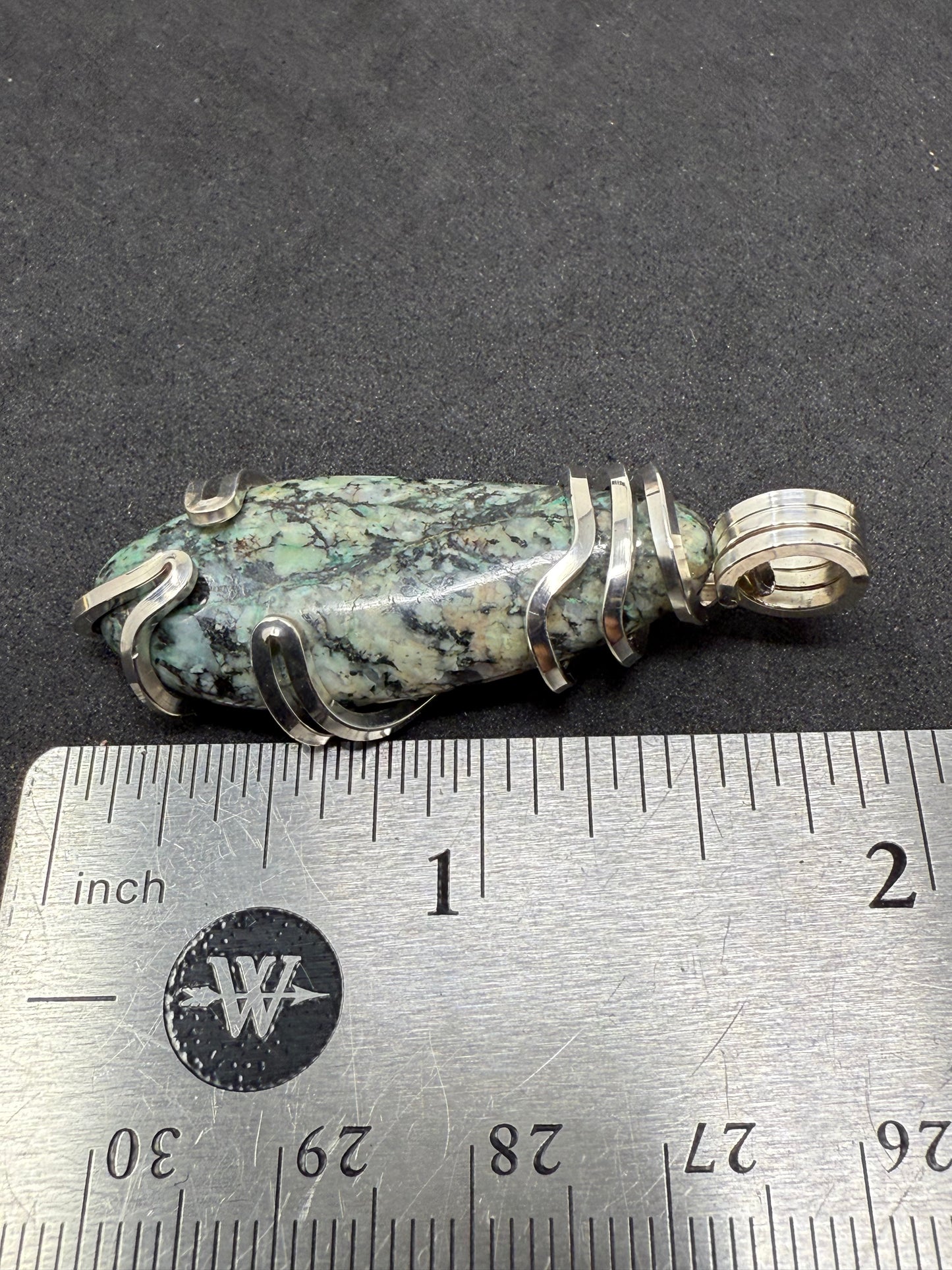 Mount Shasta Serpentine Sterling Silver PENDANT