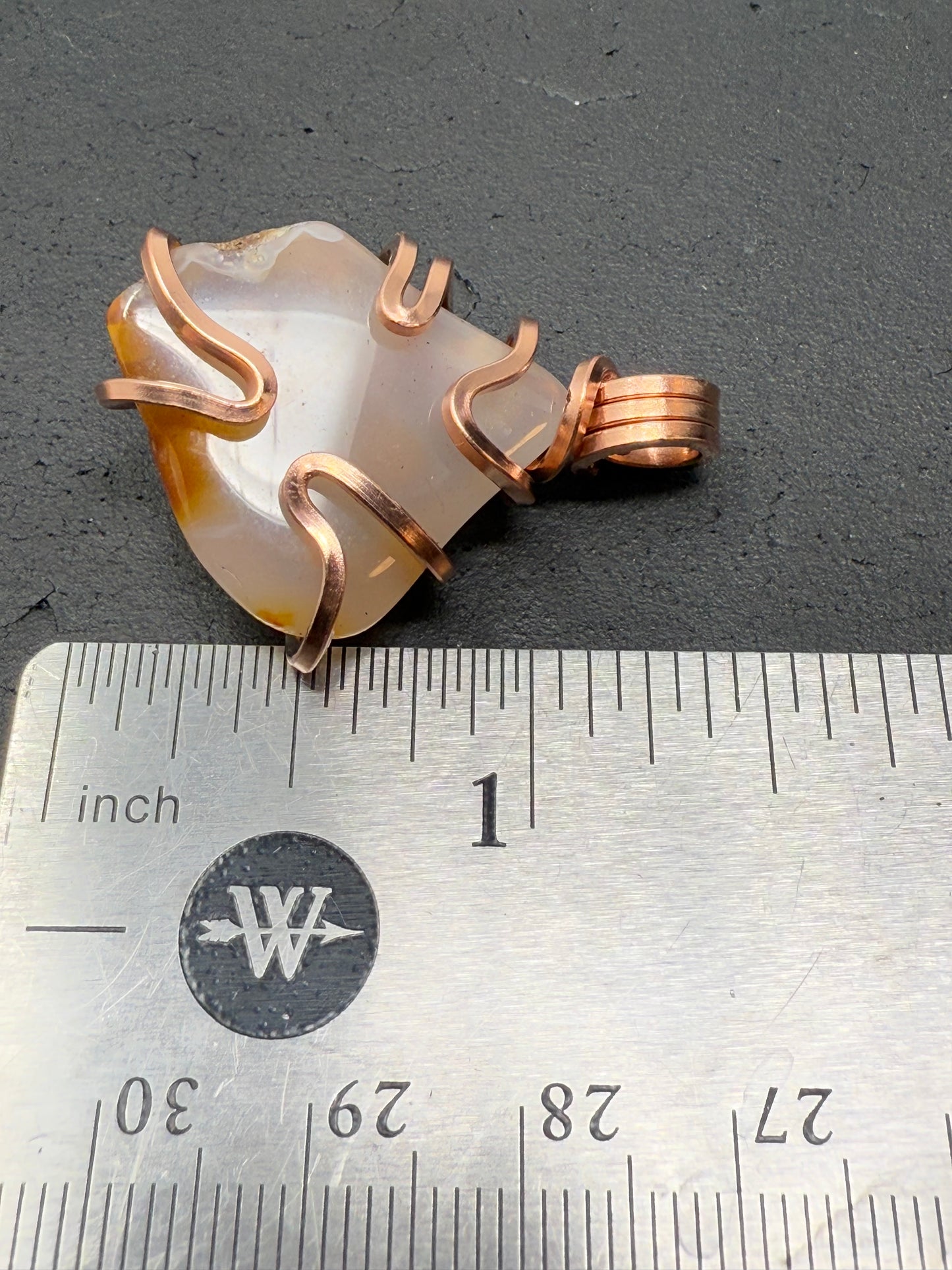 Madagascar Agate Copper PENDANT