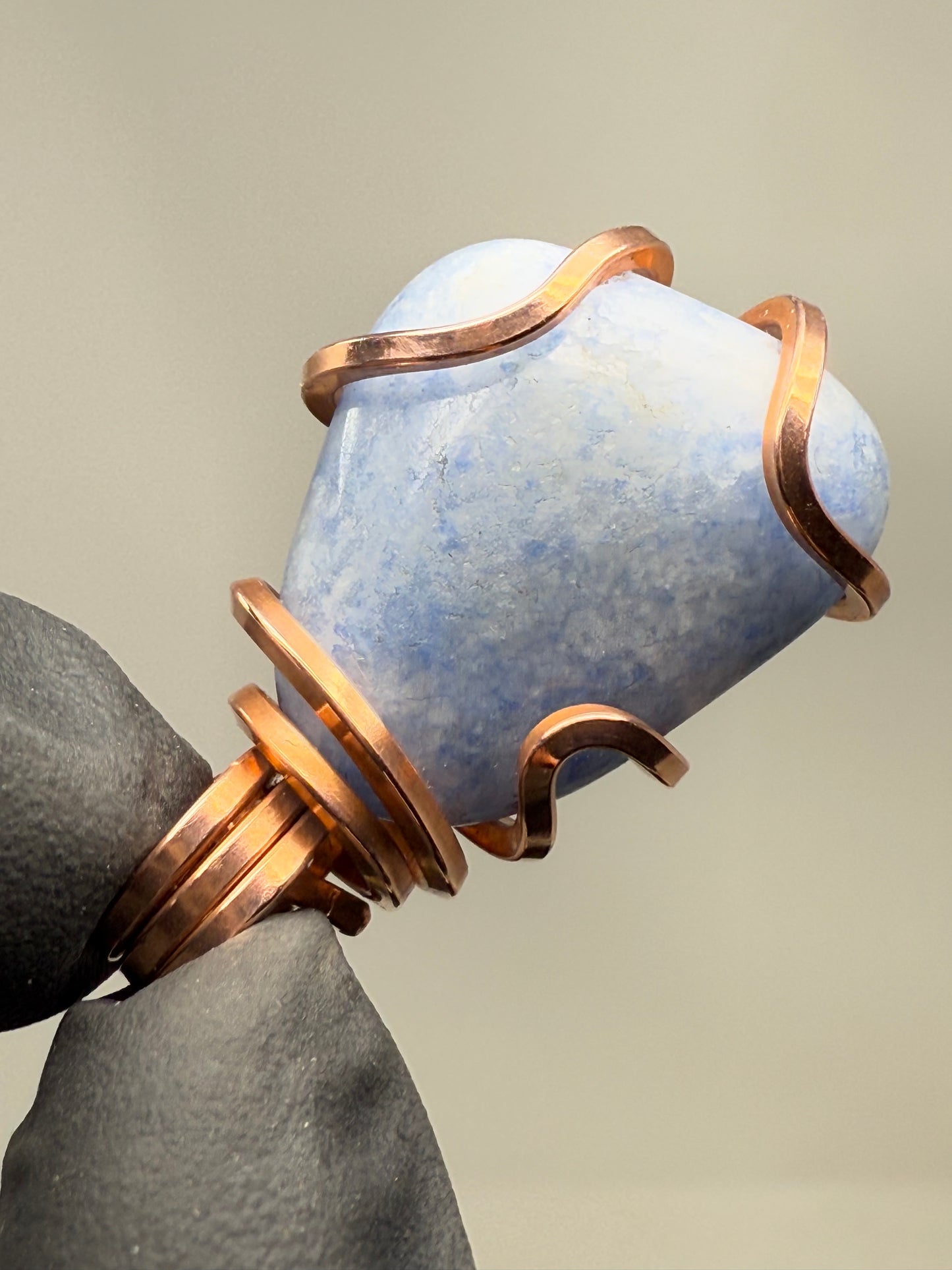 Blue Aventurine Copper PENDANT #2