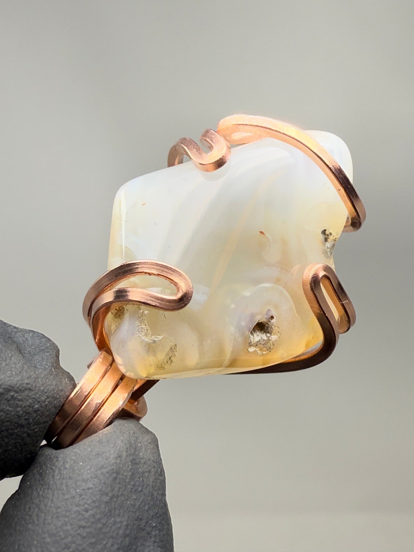Madagascar Agate Copper PENDANT