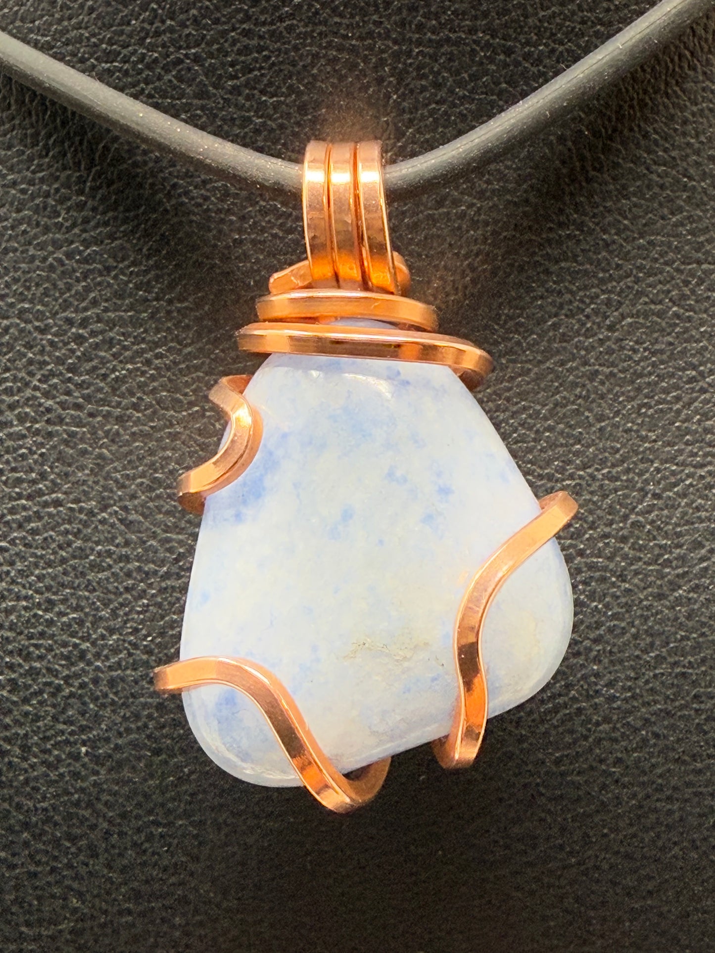 Blue Aventurine Copper PENDANT #2