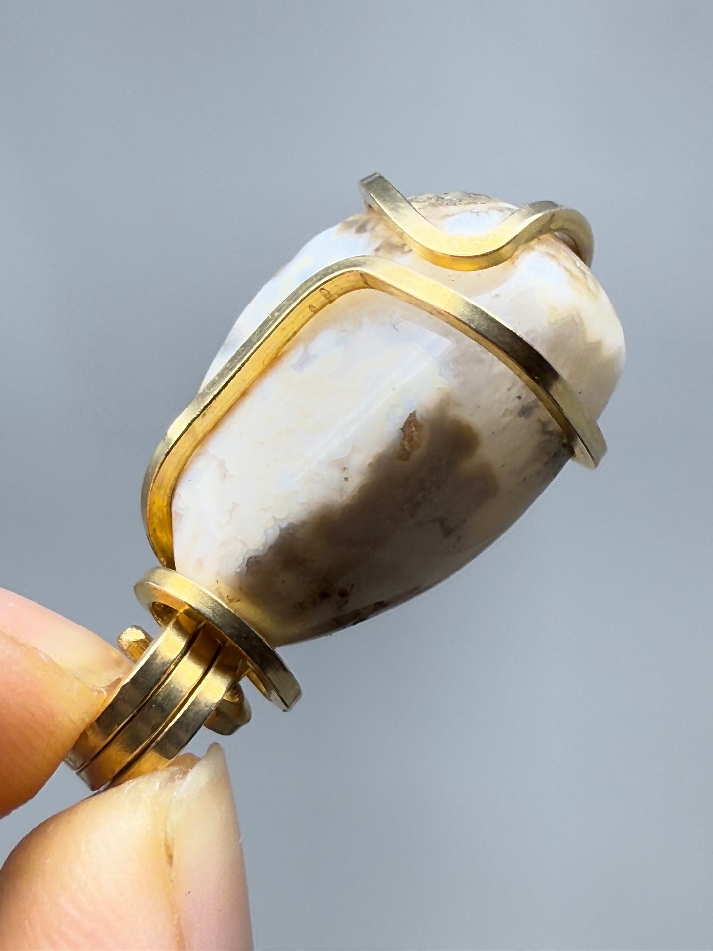 Ocean Jasper Merlin’s Gold Copper Alloy PENDANT