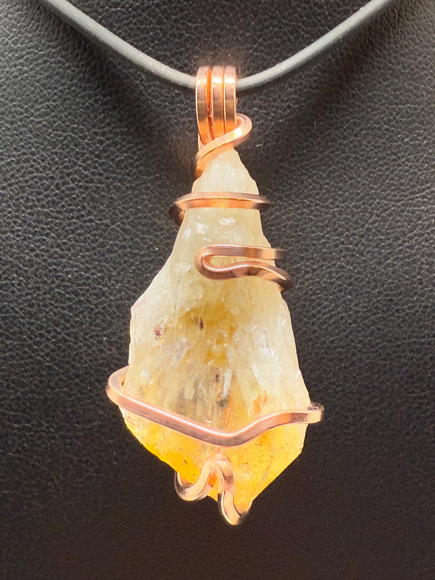 Citrine Copper PENDANT