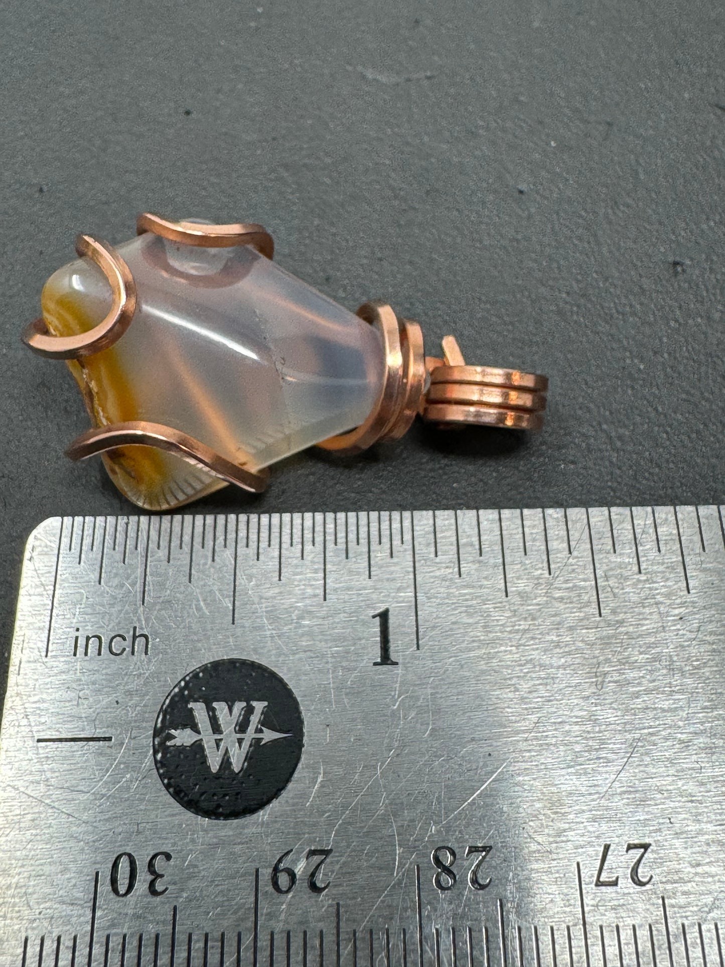 Madagascar Agate Copper PENDANT