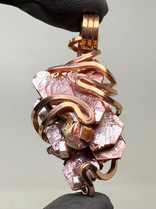 Vanadinite Large Copper PENDANT