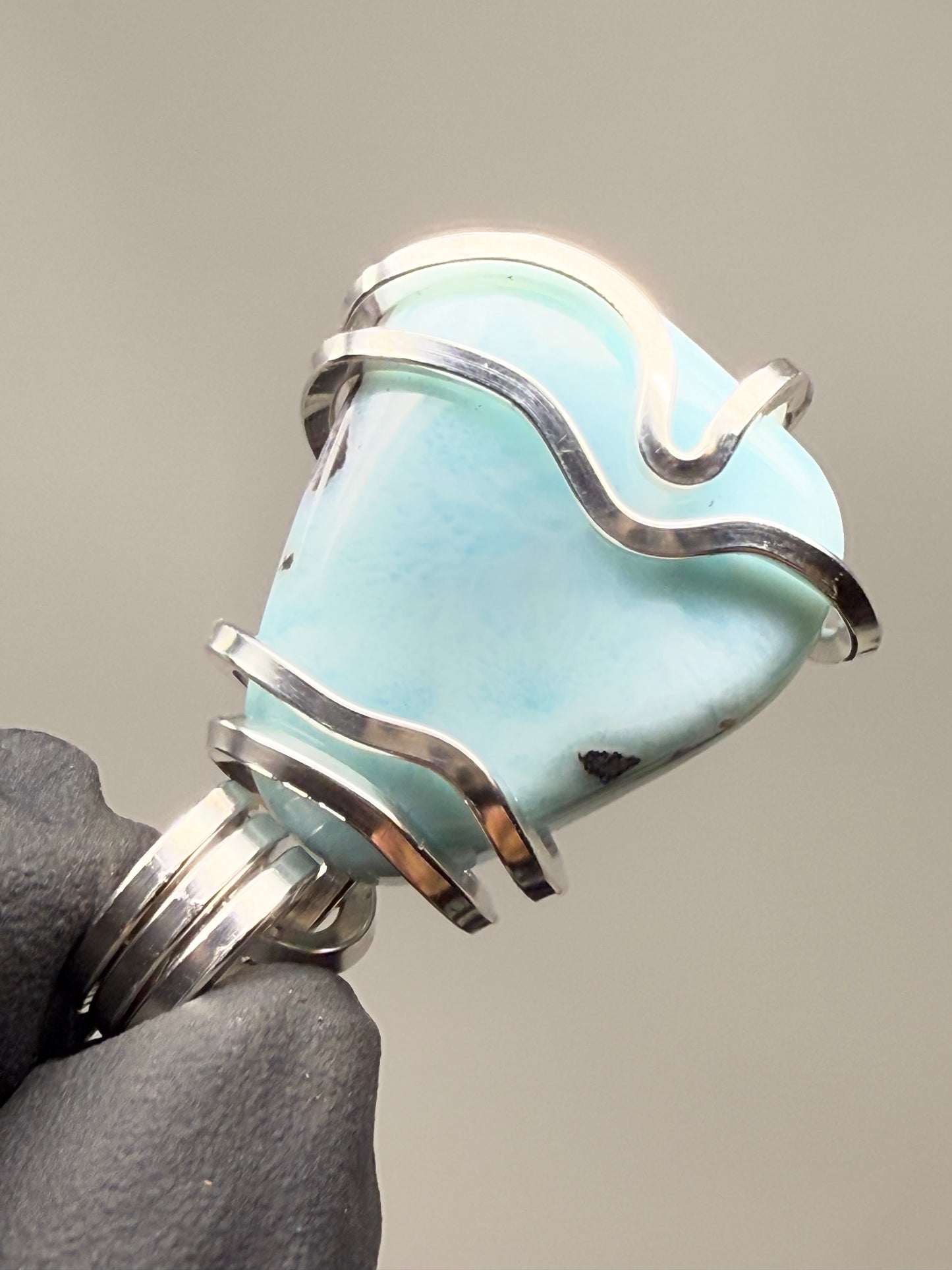 Larimar Sterling Silver PENDANT