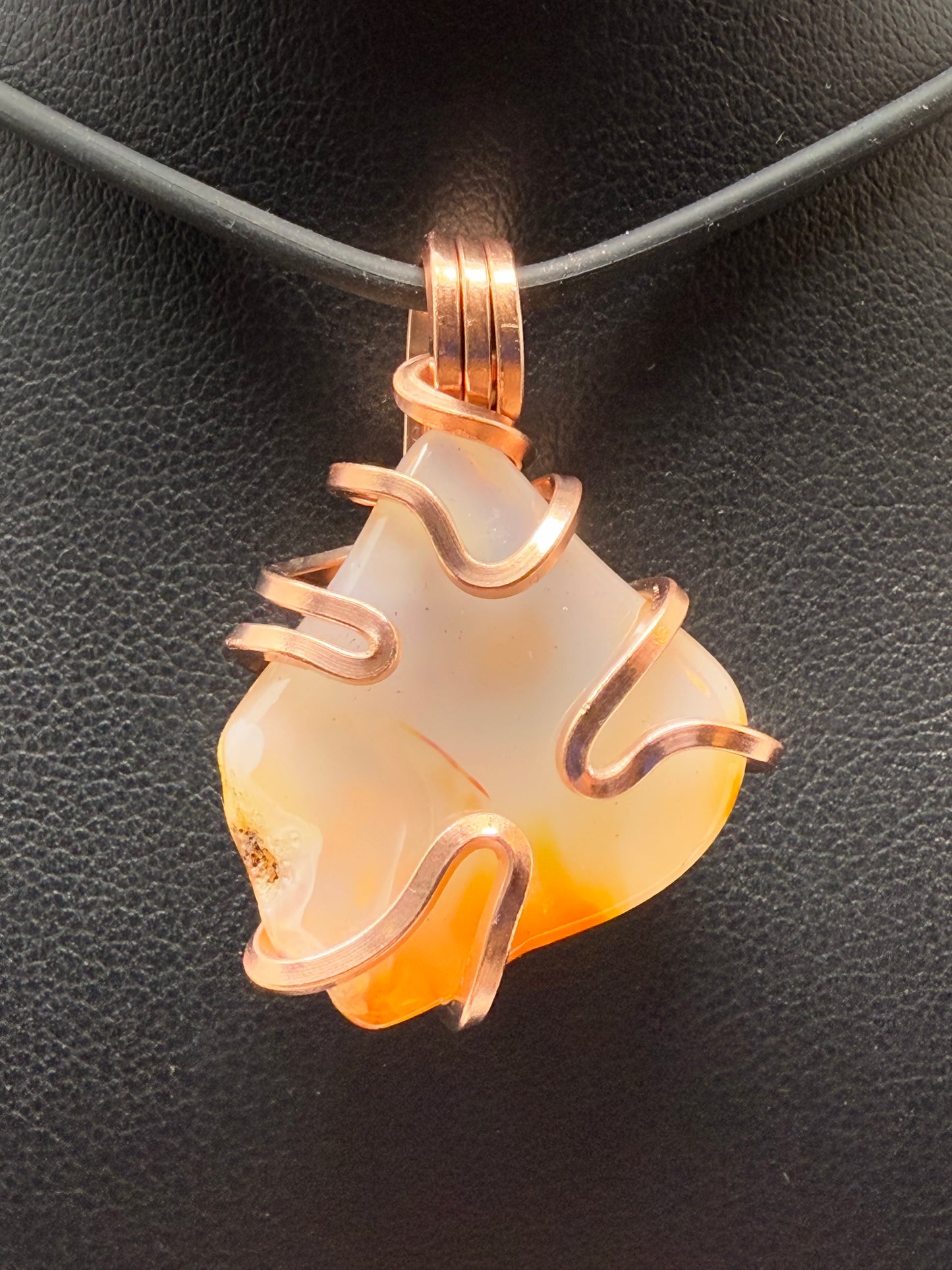 Madagascar Agate Copper PENDANT