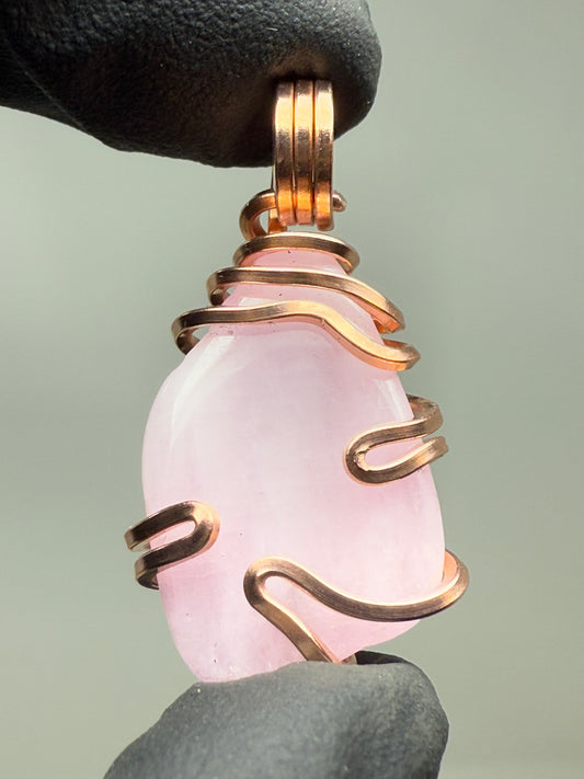 Kunzite Copper PENDANT