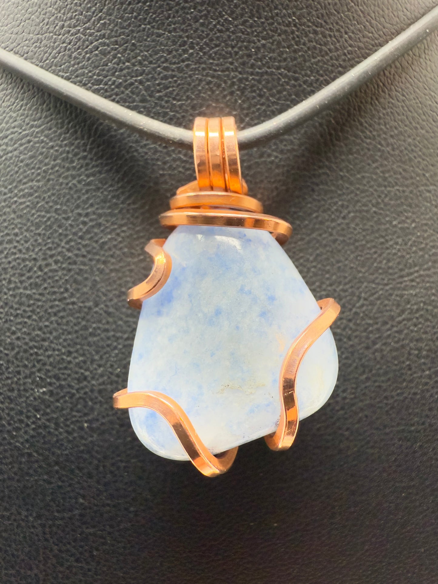 Blue Aventurine Copper PENDANT #2